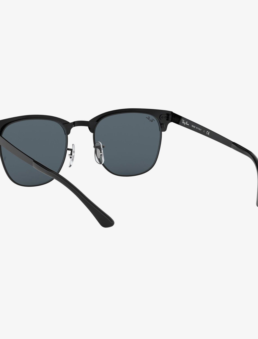 RAY-BAN 0RB3716 Clubmaster Metal Unisex Shiny Siyah Top Mat Güneş Gözlüğü