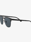 RAY-BAN 0RB3716 Clubmaster Metal Unisex Shiny Siyah Top Mat Güneş Gözlüğü
