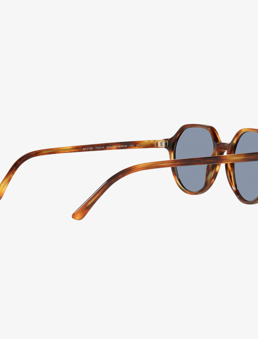 RAY-BAN 0RB2195 Thalia Unisex Striped Havana Güneş Gözlüğü