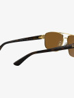 RAY-BAN 0RB3663 Erkek Shiny Altın Rengi Güneş Gözlüğü