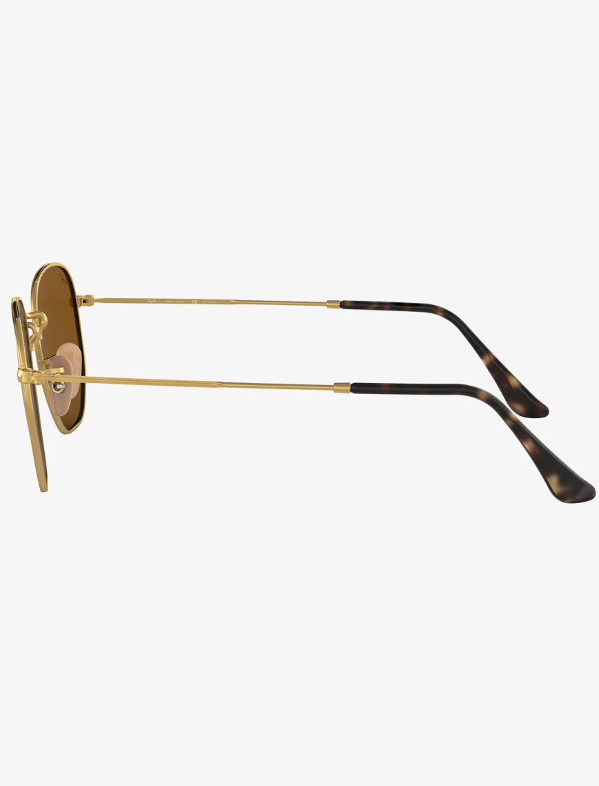 RAY-BAN 0RB3548N Hexagonal Unisex Altın Rengi Güneş Gözlüğü RAY-BAN 0RB3548N Hexagonal Unisex Altın Rengi Güneş Gözlüğü
