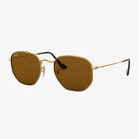 RAY-BAN 0RB3548N Hexagonal Unisex Altın Rengi Güneş Gözlüğü RAY-BAN 0RB3548N Hexagonal Unisex Altın Rengi Güneş Gözlüğü