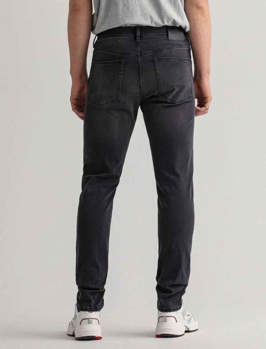 GANT Erkek Siyah Extra Slim Fit Jean Pantolon GANT Erkek Siyah Extra Slim Fit Jean Pantolon