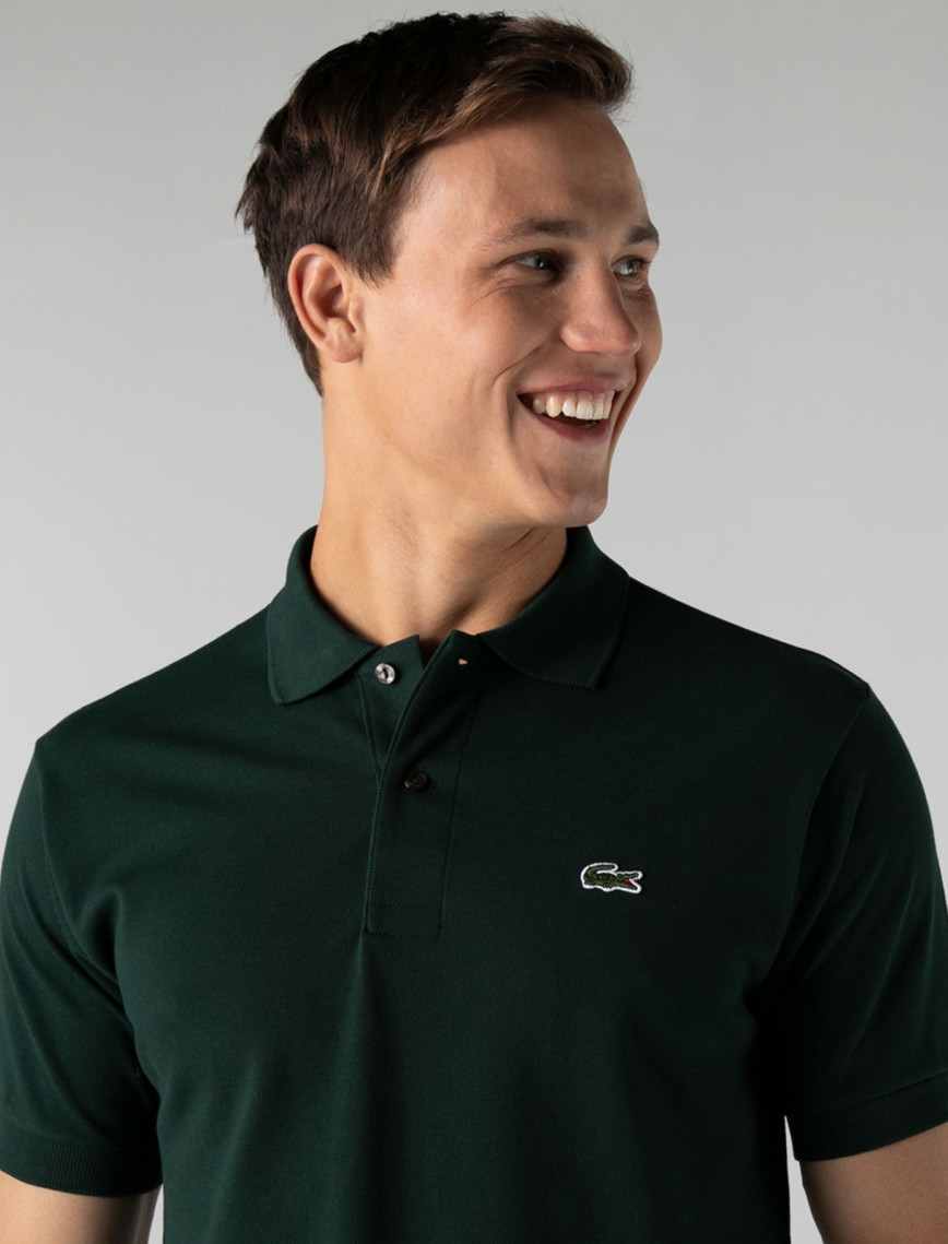 Lacoste L.12.12 Erkek Classic Fit Koyu Yeşil Polo Lacoste L.12.12 Erkek Classic Fit Koyu Yeşil Polo