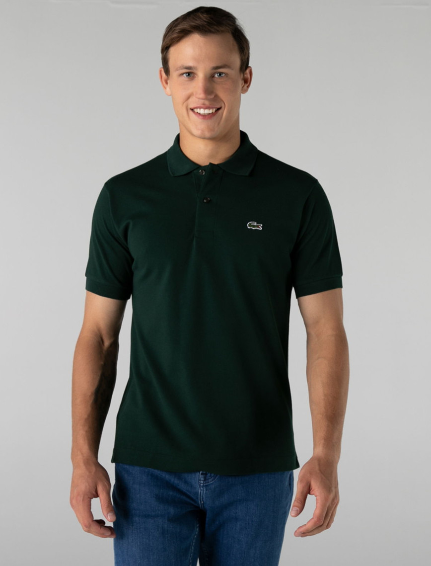 Lacoste L.12.12 Erkek Classic Fit Koyu Yeşil Polo Lacoste L.12.12 Erkek Classic Fit Koyu Yeşil Polo