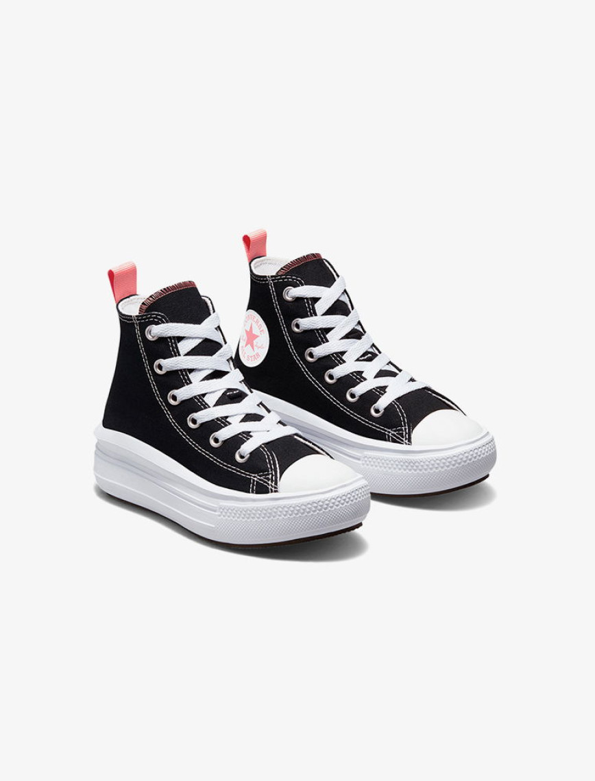 Converse Chuck Taylor All Star Move Çocuk Siyah Platform Sneaker Converse Chuck Taylor All Star Move Çocuk Siyah Platform Sneaker