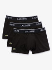 Lacoste Active Erkek 3'lü Siyah Boxer Lacoste Active Erkek 3'lü Siyah Boxer