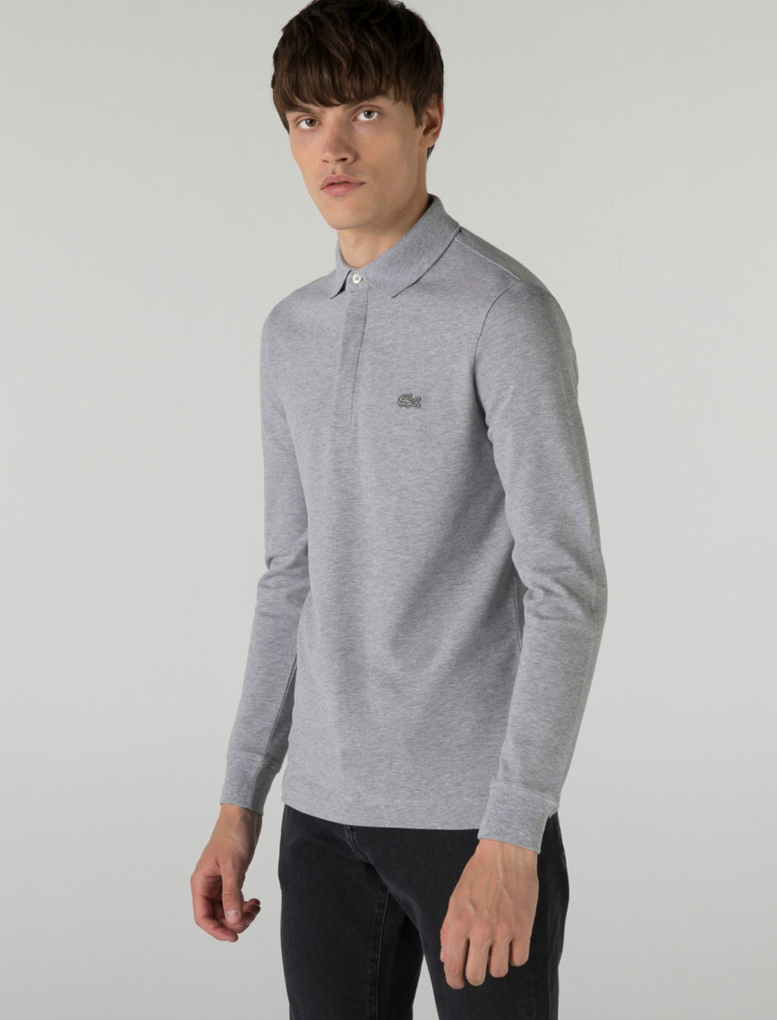 Lacoste Paris Erkek Regular Fit Uzun Kollu Bordo Polo Lacoste Paris Erkek Regular Fit Uzun Kollu Bordo Polo