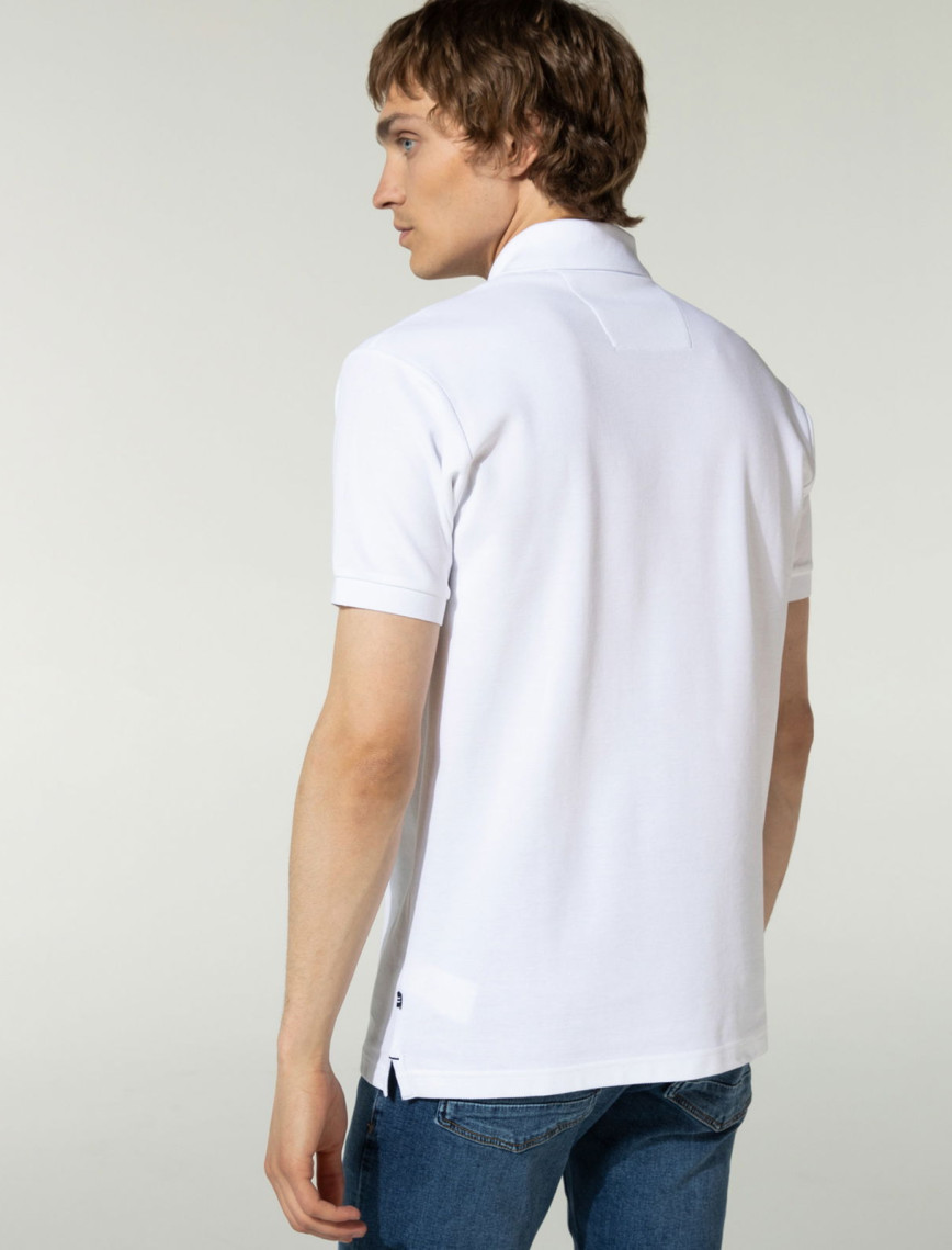 Nautica Erkek Classic Fit Beyaz Kısa Kollu Polo Nautica Erkek Classic Fit Beyaz Kısa Kollu Polo