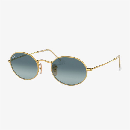 RAY-BAN 0RB3547 Oval Unisex Gold Güneş Gözlüğü RAY-BAN 0RB3547 Oval Unisex Gold Güneş Gözlüğü