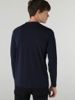 Lacoste Erkek Regular Fit Uzun Kollu Bisiklet Yaka Lacivert T-Shirt