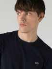 Lacoste Erkek Regular Fit Uzun Kollu Bisiklet Yaka Lacivert T-Shirt