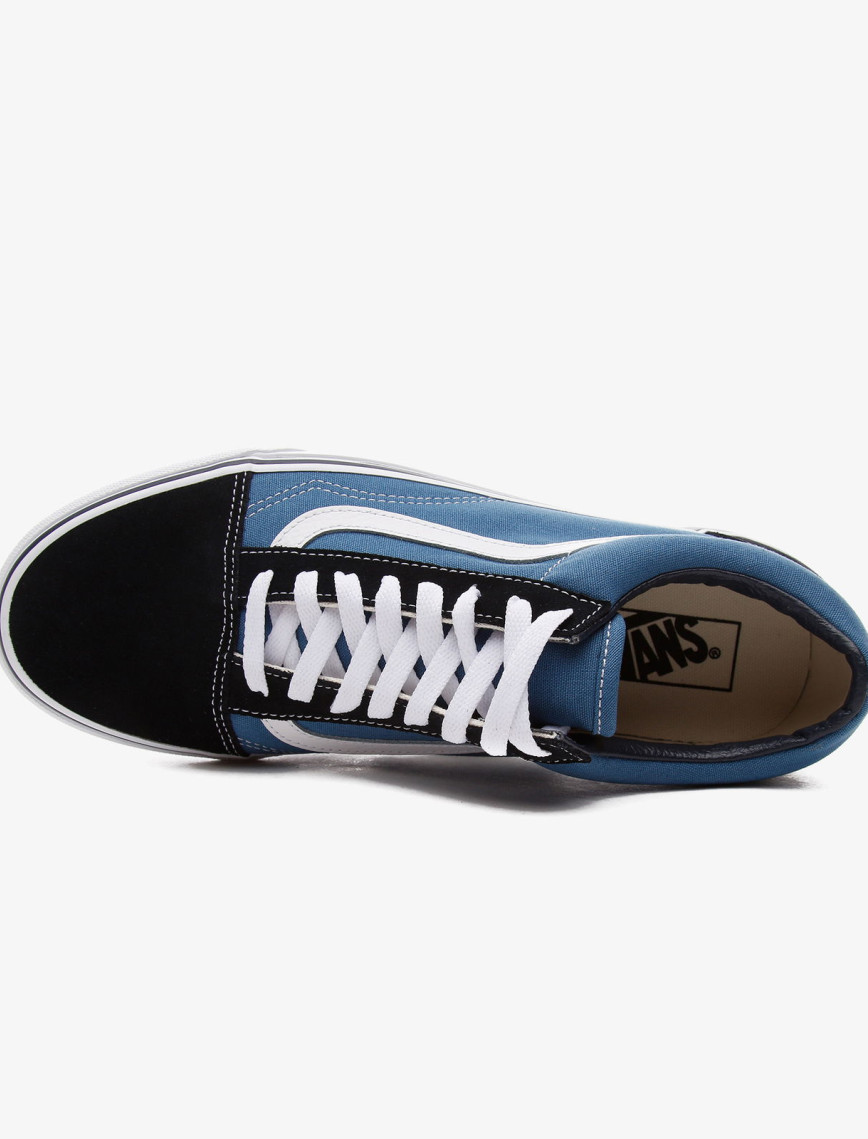 Vans Old Skool Mavi - Siyah Unisex Sneaker Vans Old Skool Mavi - Siyah Unisex Sneaker
