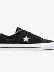 Converse One Star Pro Low Unisex Siyah Deri Sneaker Converse One Star Pro Low Unisex Siyah Deri Sneaker