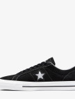 Converse One Star Pro Low Unisex Siyah Deri Sneaker Converse One Star Pro Low Unisex Siyah Deri Sneaker