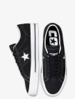 Converse One Star Pro Low Unisex Siyah Deri Sneaker Converse One Star Pro Low Unisex Siyah Deri Sneaker