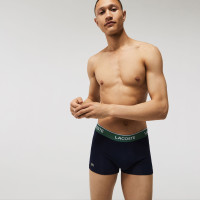 Lacoste Active Erkek 3'lü Lacivert Boxer Lacoste Active Erkek 3'lü Lacivert Boxer