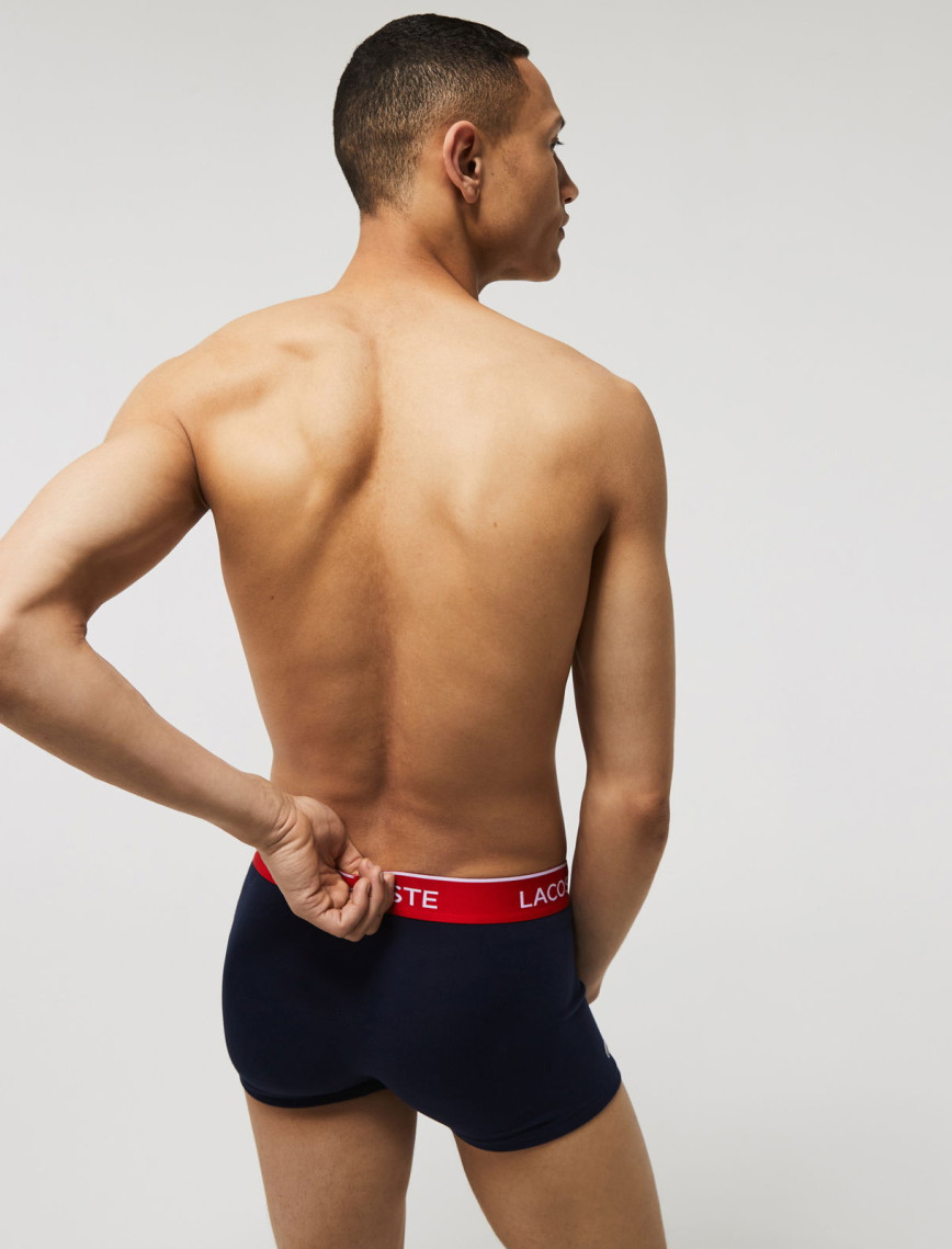 Lacoste Active Erkek 3'lü Lacivert Boxer Lacoste Active Erkek 3'lü Lacivert Boxer