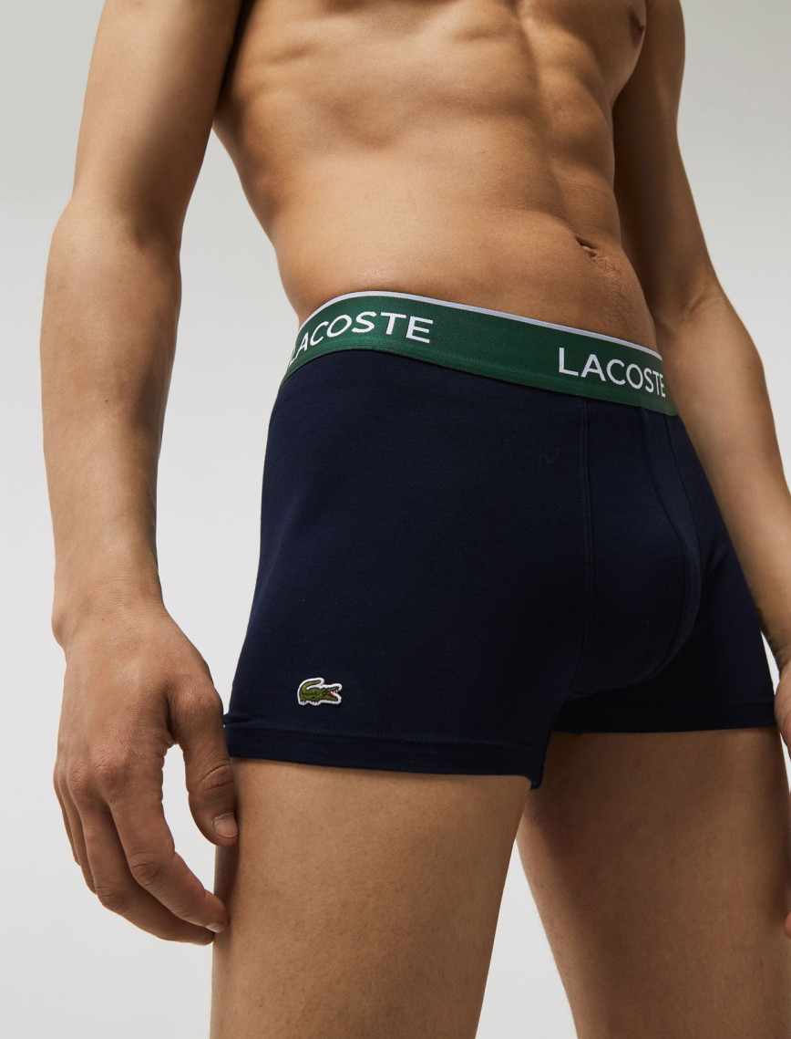 Lacoste Active Erkek 3'lü Lacivert Boxer Lacoste Active Erkek 3'lü Lacivert Boxer