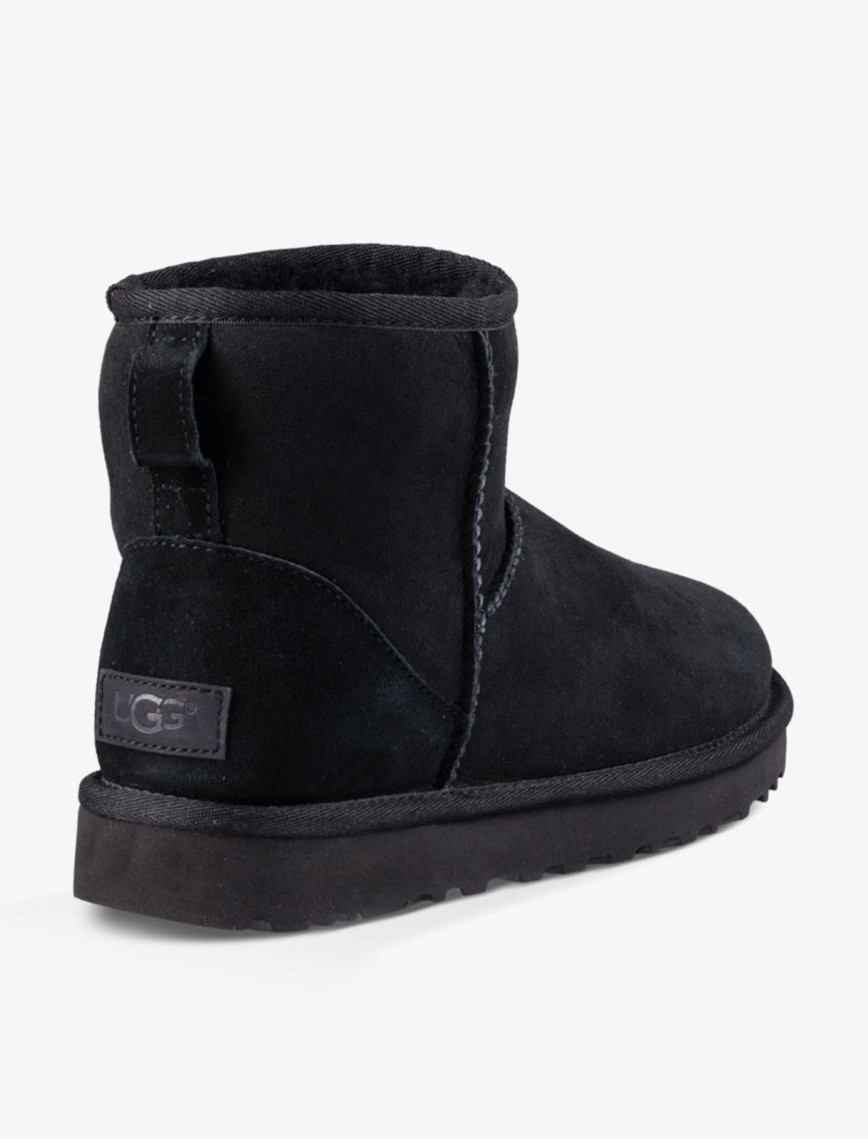 UGG Classic Mini II Kadın Siyah Bot UGG Classic Mini II Kadın Siyah Bot