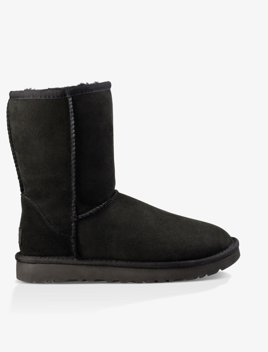 UGG Classic Short II Kadın Siyah Bot UGG Classic Short II Kadın Siyah Bot