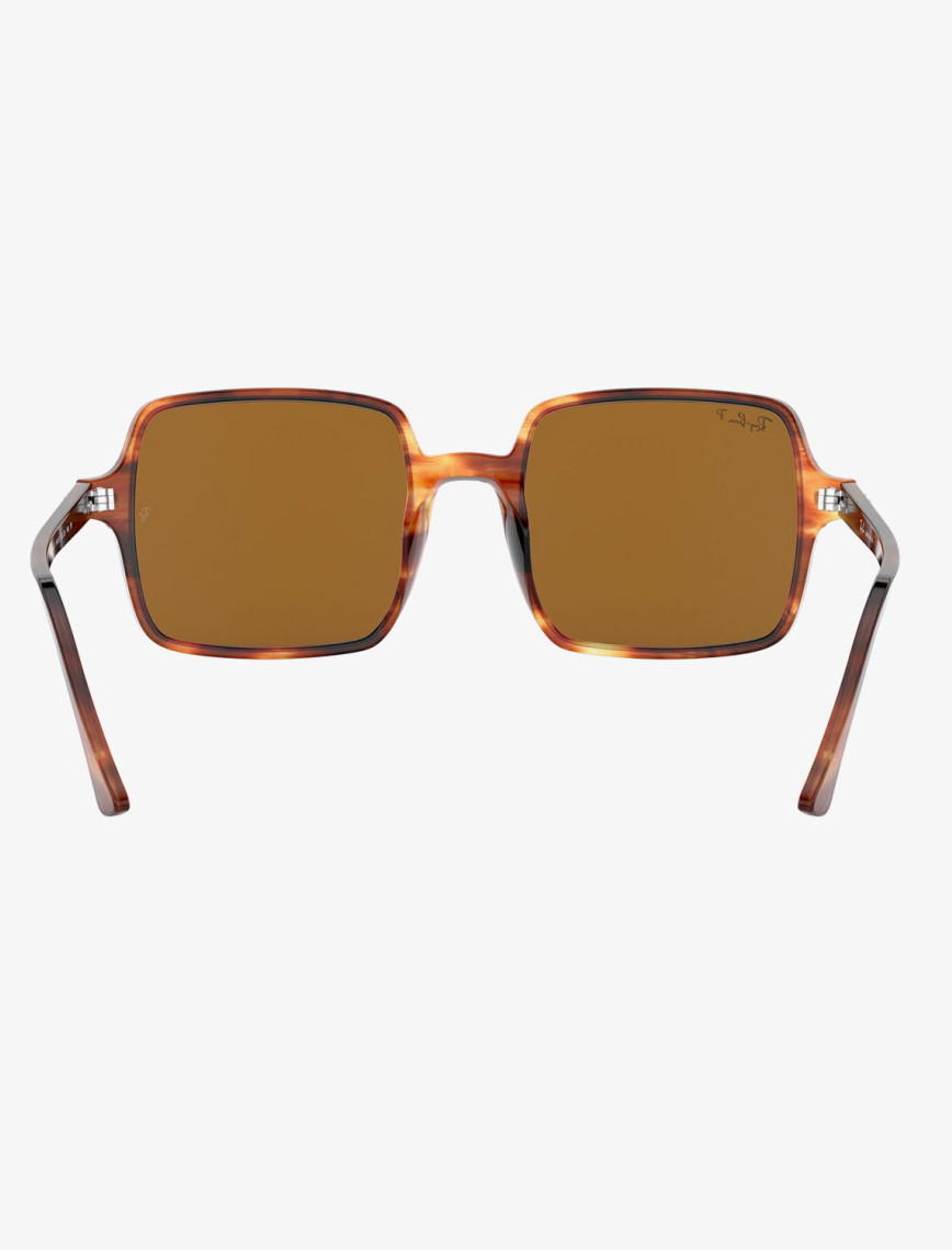RAY-BAN 0RB1973 Square II Kadın Stripped Havana Güneş Gözlüğü RAY-BAN 0RB1973 Square II Kadın Stripped Havana Güneş Gözlüğü