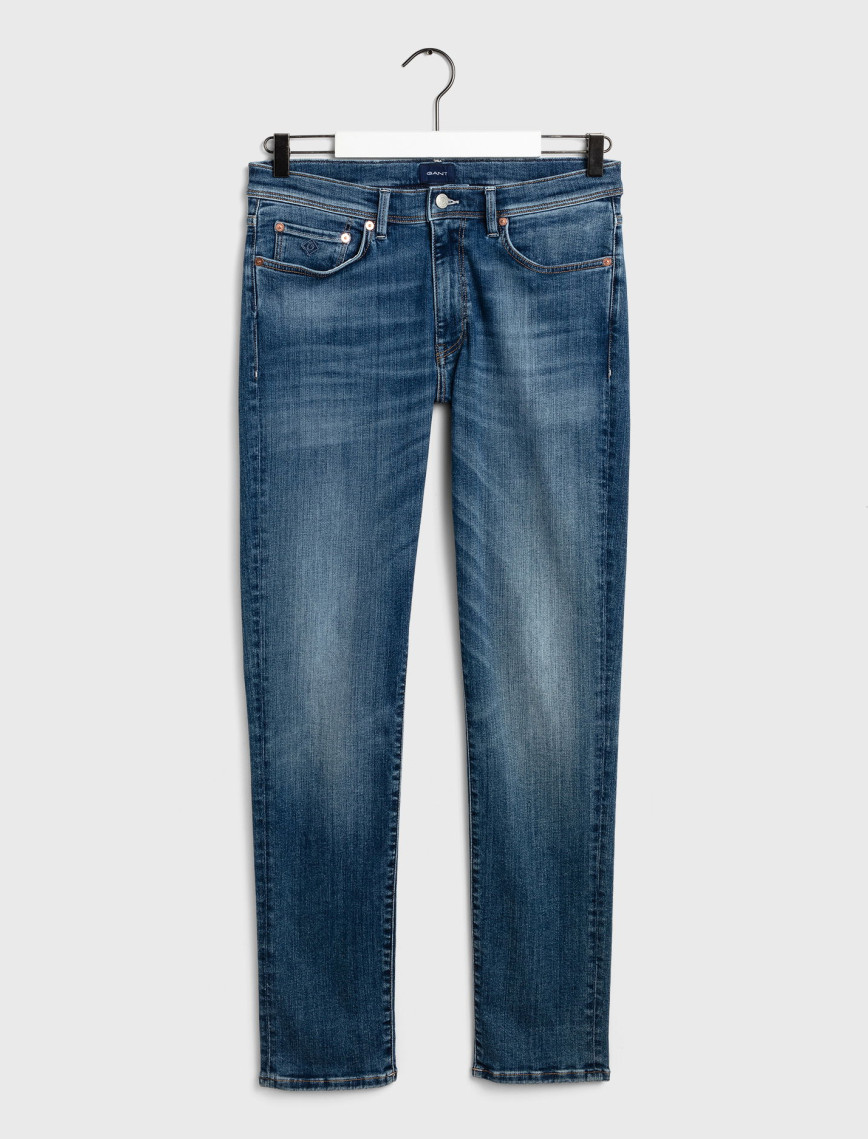 GANT Erkek Mavi Extra Slim Fit Jean Pantolon GANT Erkek Mavi Extra Slim Fit Jean Pantolon