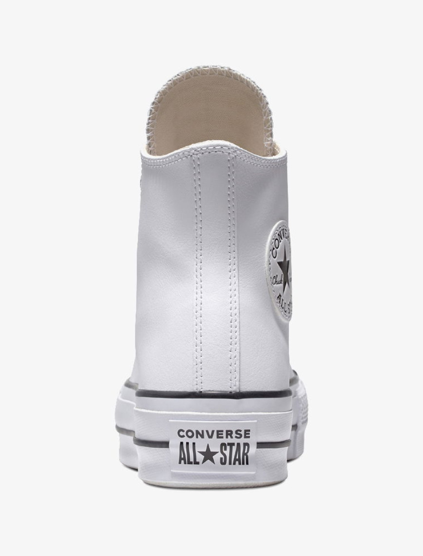 Converse Chuck Taylor All Star Lift Hi Deri Unisex Beyaz Sneaker Converse Chuck Taylor All Star Lift Hi Deri Unisex Beyaz Sneaker