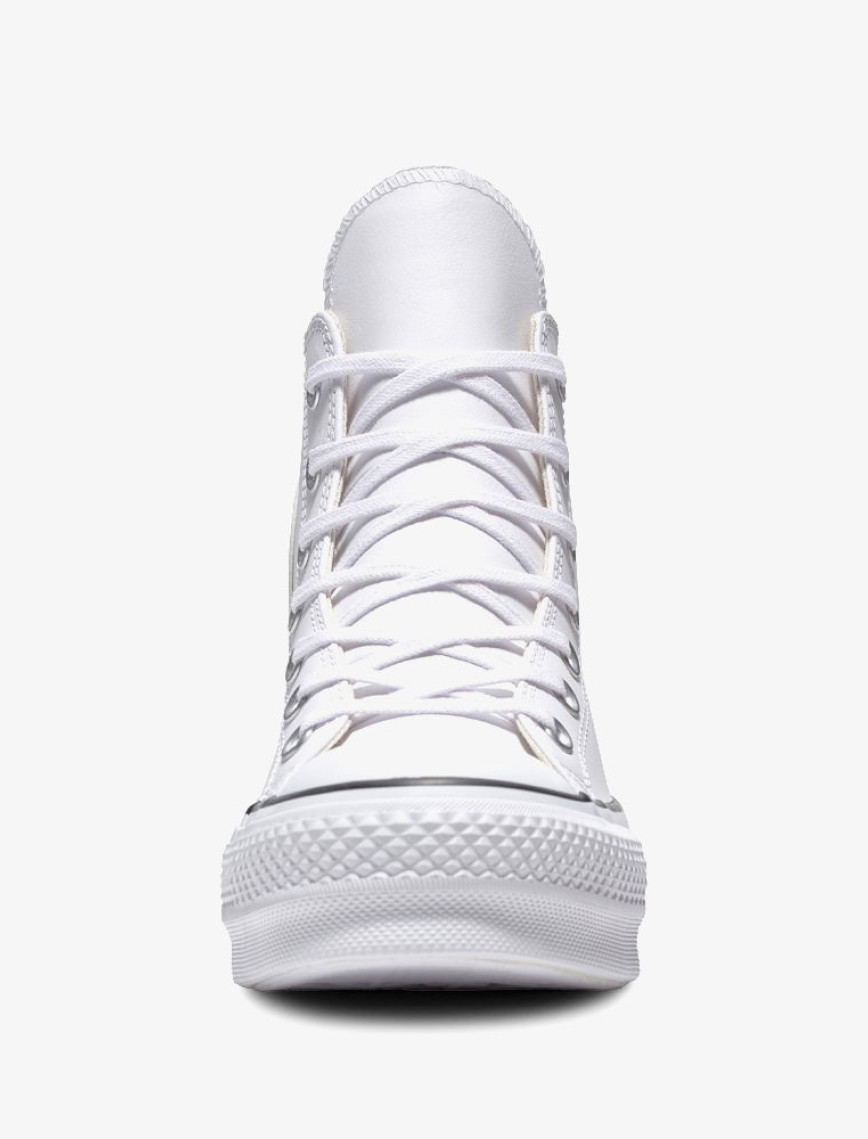 Converse Chuck Taylor All Star Lift Hi Deri Unisex Beyaz Sneaker Converse Chuck Taylor All Star Lift Hi Deri Unisex Beyaz Sneaker