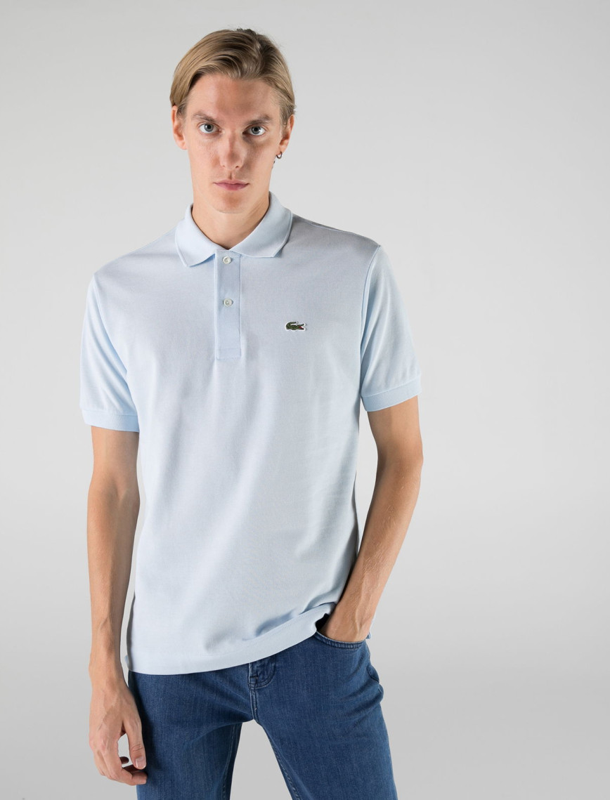 Lacoste L.12.12 Erkek Classic Fit Açık Mavi Polo Lacoste L.12.12 Erkek Classic Fit Açık Mavi Polo