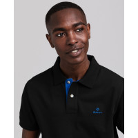 GANT Erkek Siyah Slim Fit Polo GANT Erkek Siyah Slim Fit Polo