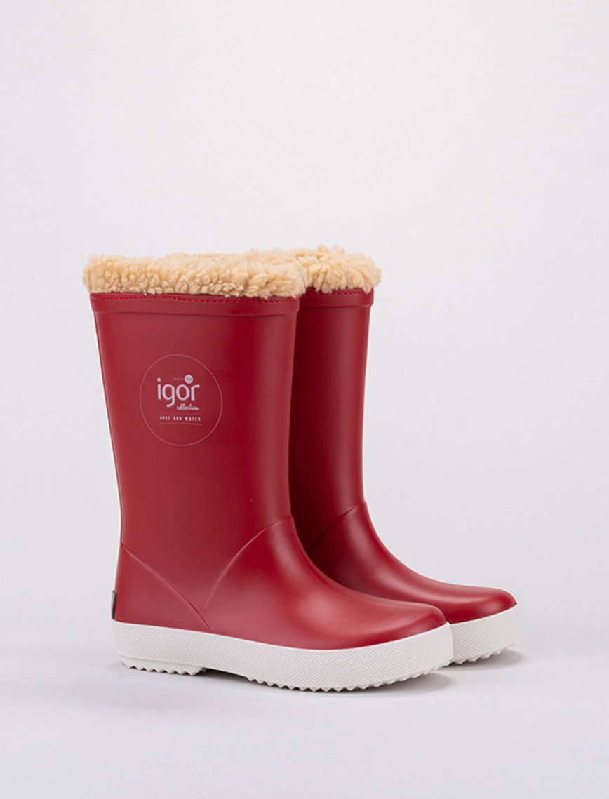 Igor Splash Nautico Borreguito Çocuk Kırmızı Çizme Igor Splash Nautico Borreguito Çocuk Kırmızı Çizme