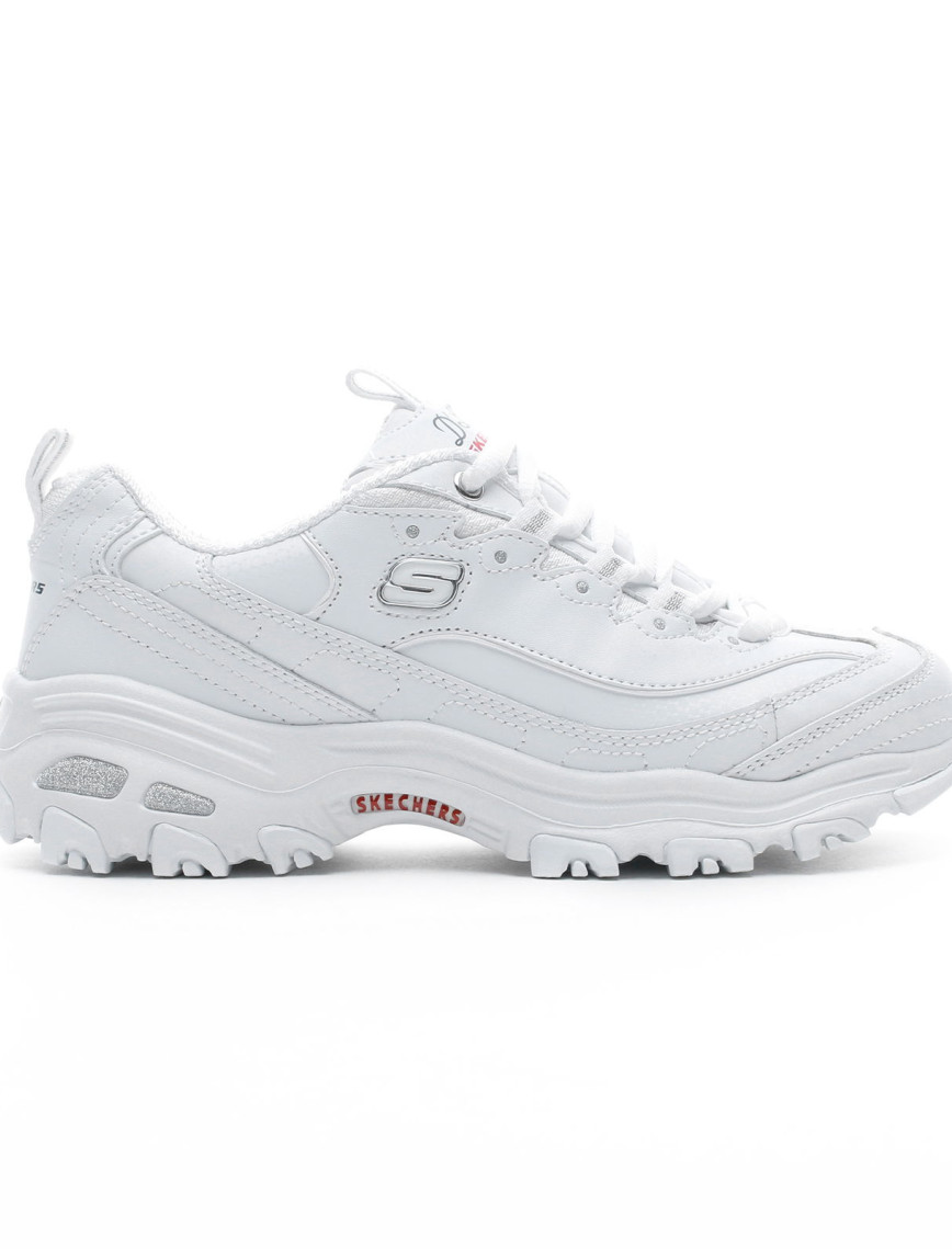 Skechers D'Lites Kadın Beyaz Ayakkabı Skechers D'Lites Kadın Beyaz Ayakkabı