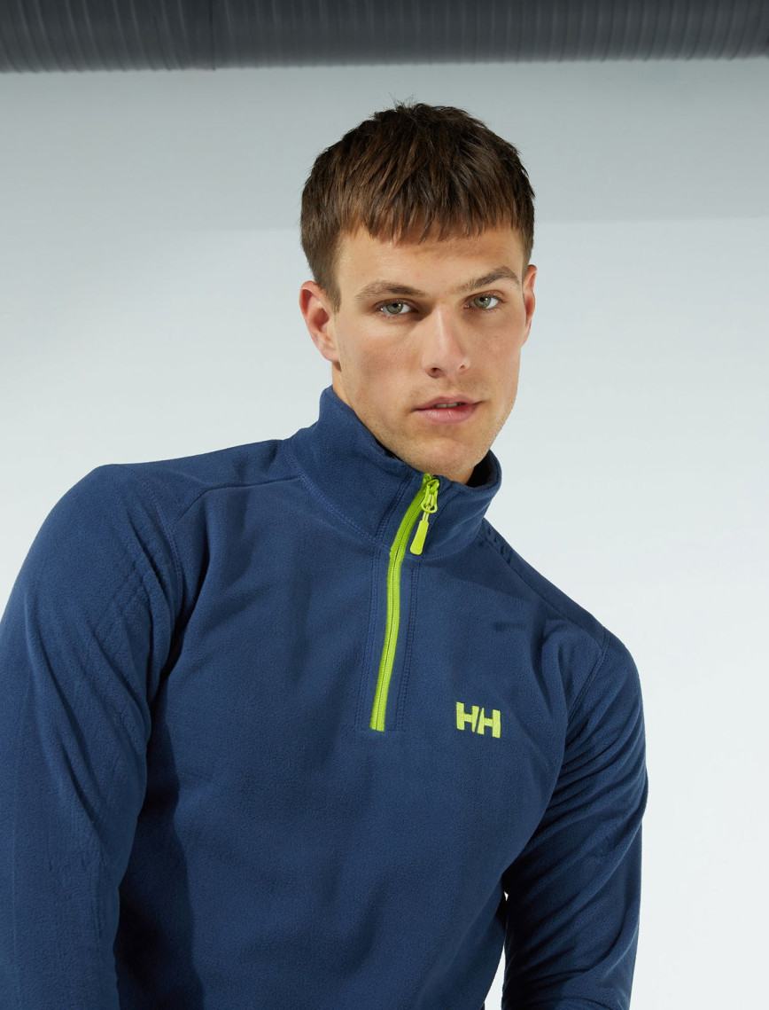 Helly Hansen Mount Erkek Mavi Polar Sweatshirt