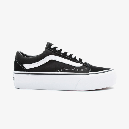 Vans Old Skool Platform Siyah Sneaker Vans Old Skool Platform Siyah Sneaker
