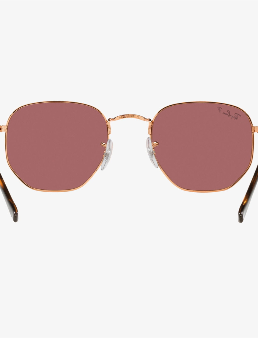 Ray-Ban 0RB3548N Unisex Rose Gold Güneş Gözlüğü Ray-Ban 0RB3548N Unisex Rose Gold Güneş Gözlüğü