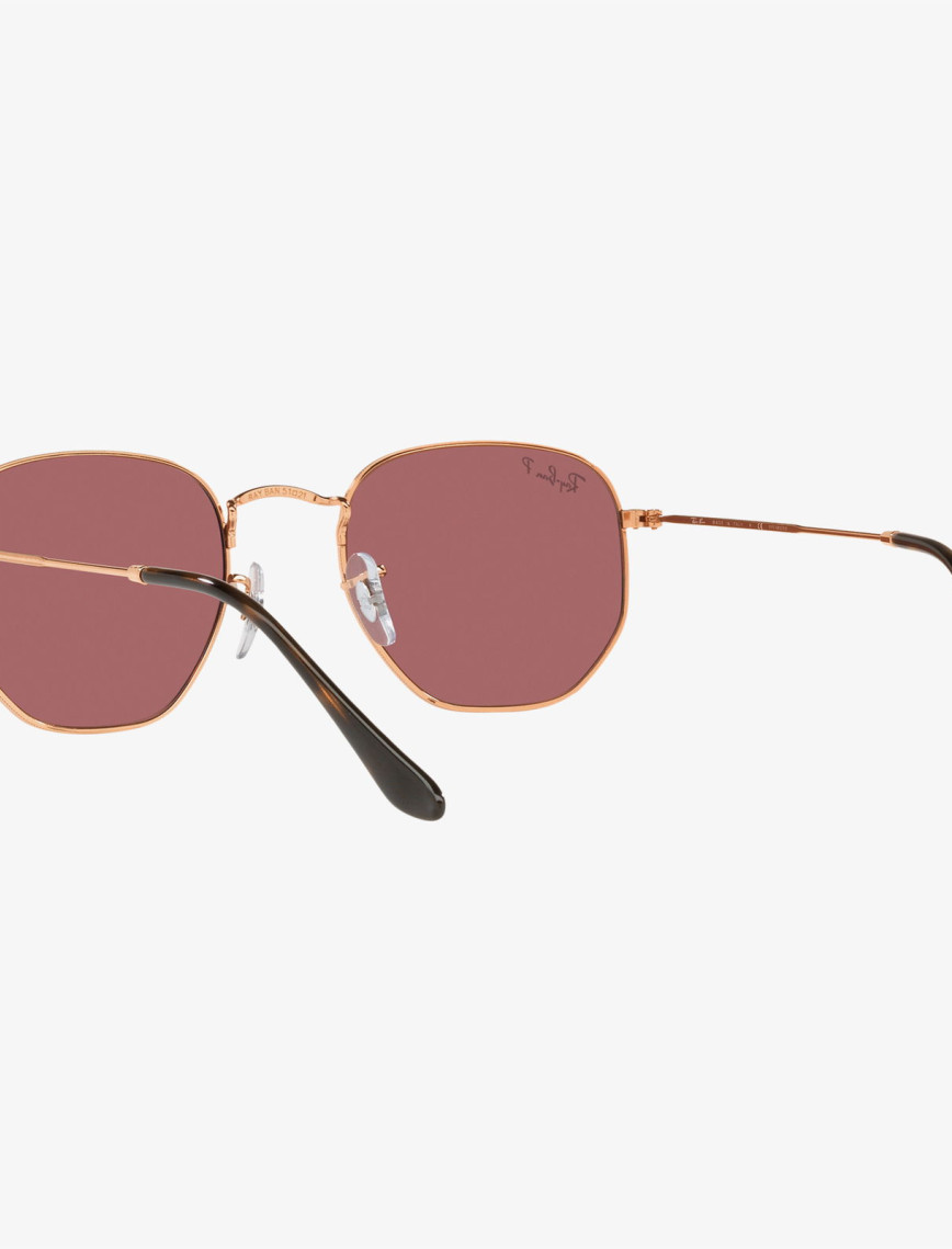 Ray-Ban 0RB3548N Unisex Rose Gold Güneş Gözlüğü Ray-Ban 0RB3548N Unisex Rose Gold Güneş Gözlüğü