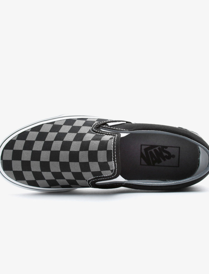 Vans Classic Slip-On Checkerboard Siyah Unisex Sneaker Vans Classic Slip-On Checkerboard Siyah Unisex Sneaker