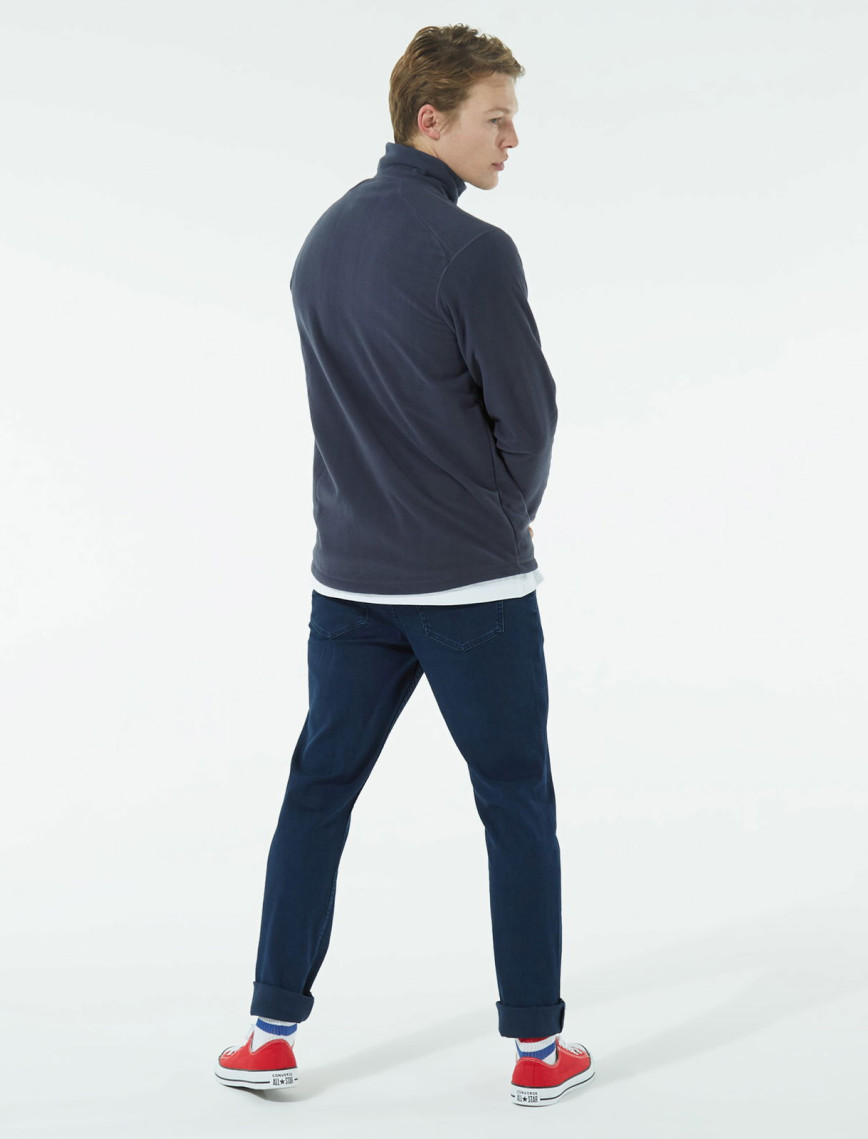 Helly Hansen HH Mount Fleece Erkek Mavi Polar Sweatshirt