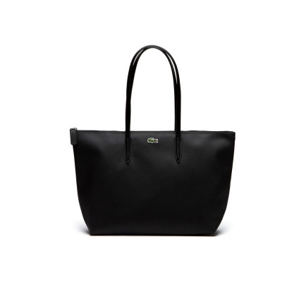 Lacoste Large L.12.12 Kadın Siyah Omuz Çantası Lacoste Large L.12.12 Kadın Siyah Omuz Çantası