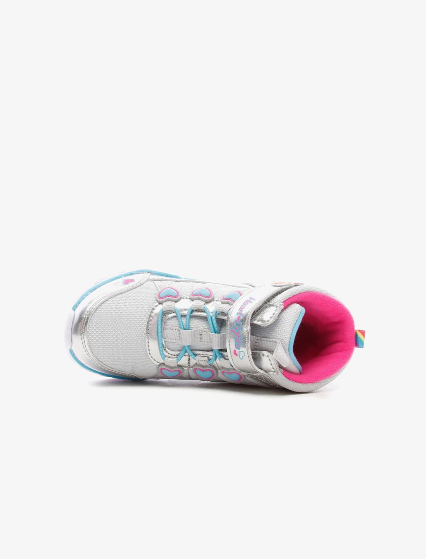 Skechers Heart Lights Bebek Gri Bot Skechers Heart Lights Bebek Gri Bot