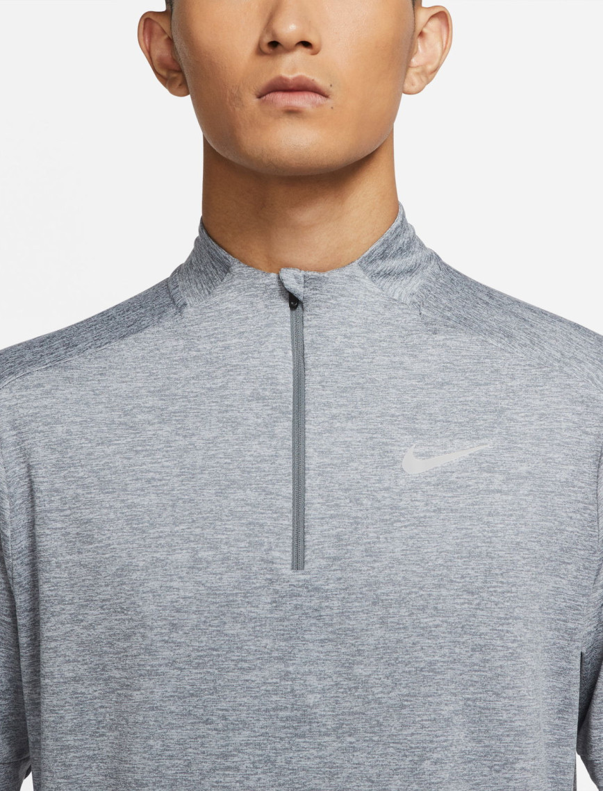 Nike Dri-FIT Top Half-Zip Erkek Gri Uzun Kollu T-Shirt Nike Dri-FIT Top Half-Zip Erkek Gri Uzun Kollu T-Shirt