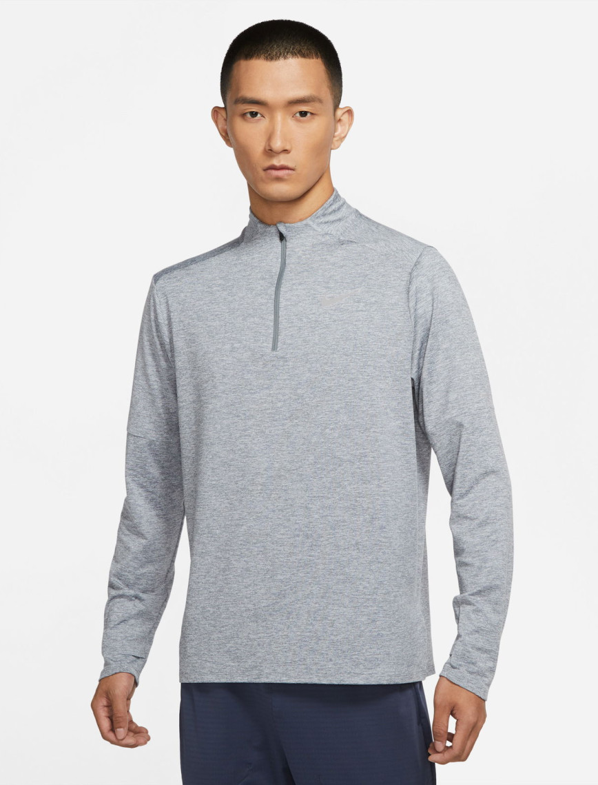 Nike Dri-FIT Element Half Zip Erkek Mavi Uzun Kollu T-Shirt Nike Dri-FIT Element Half Zip Erkek Mavi Uzun Kollu T-Shirt
