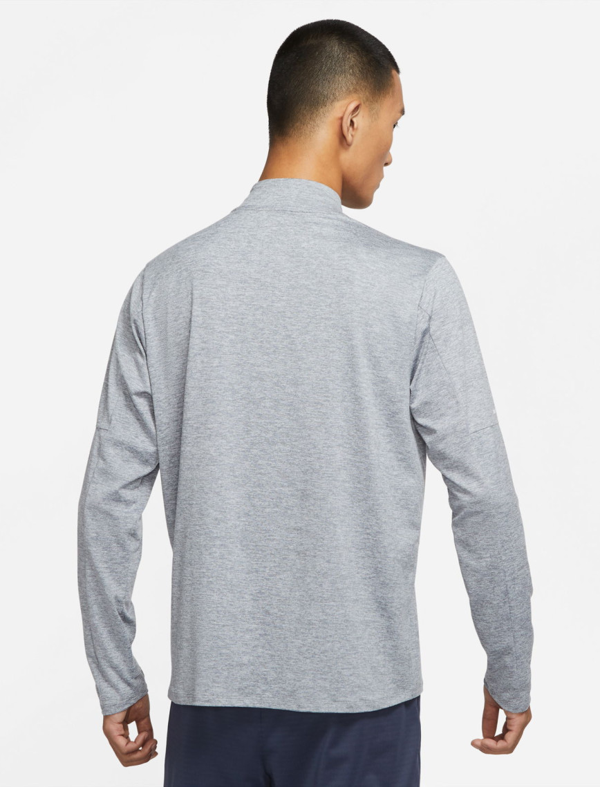 Nike Dri-FIT Top Half-Zip Erkek Gri Uzun Kollu T-Shirt Nike Dri-FIT Top Half-Zip Erkek Gri Uzun Kollu T-Shirt