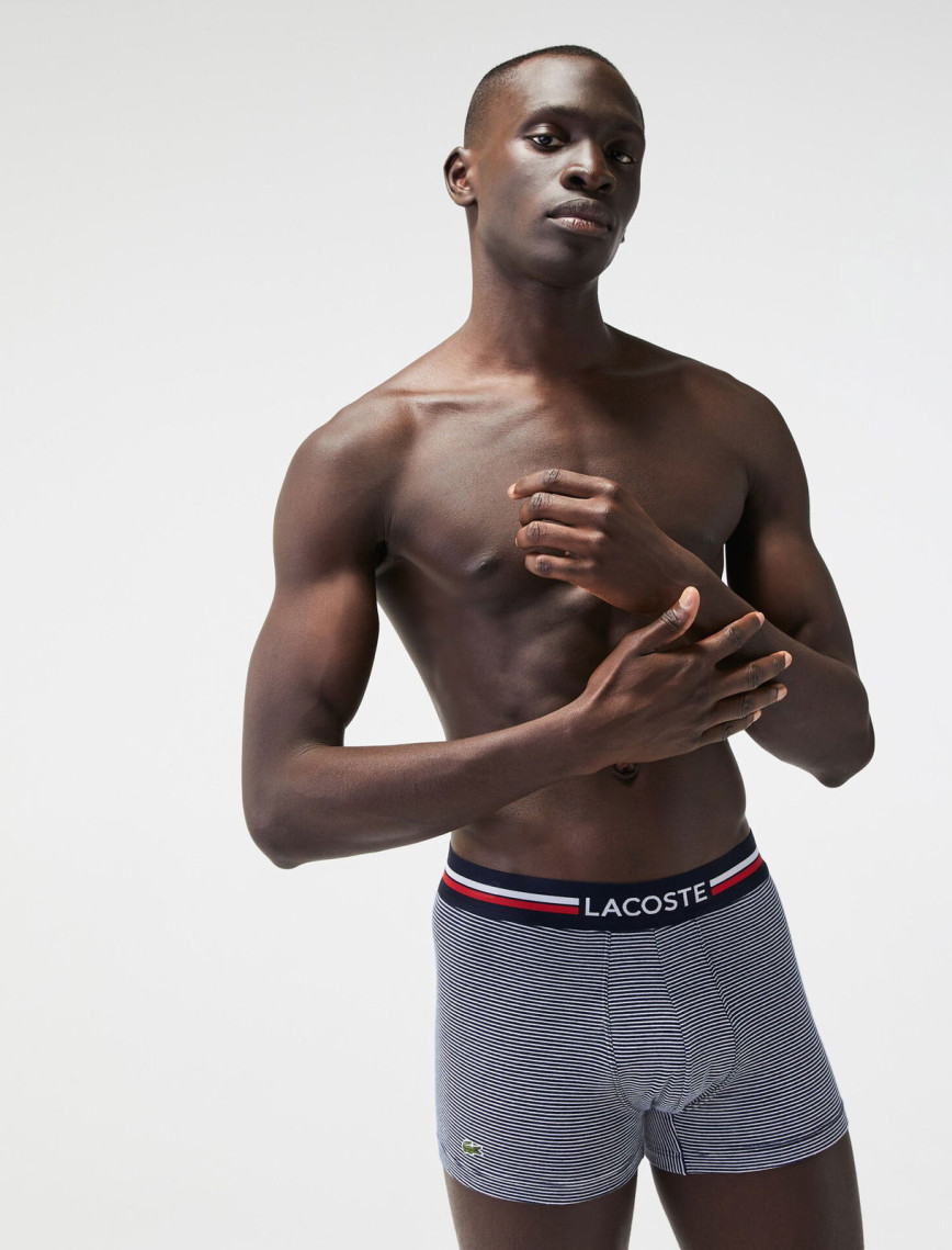 Lacoste 3'lü Erkek Renkli Boxer Lacoste 3'lü Erkek Renkli Boxer