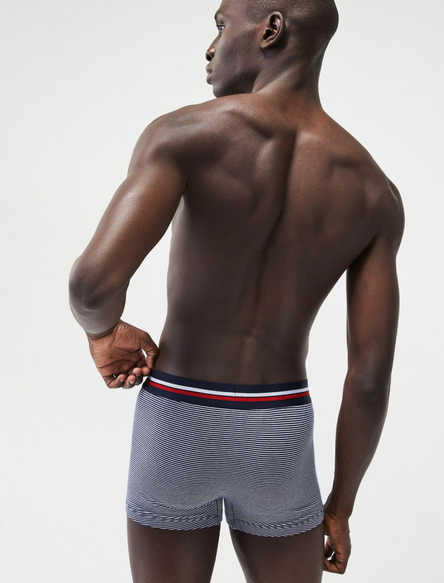 Lacoste 3'lü Erkek Renkli Boxer Lacoste 3'lü Erkek Renkli Boxer
