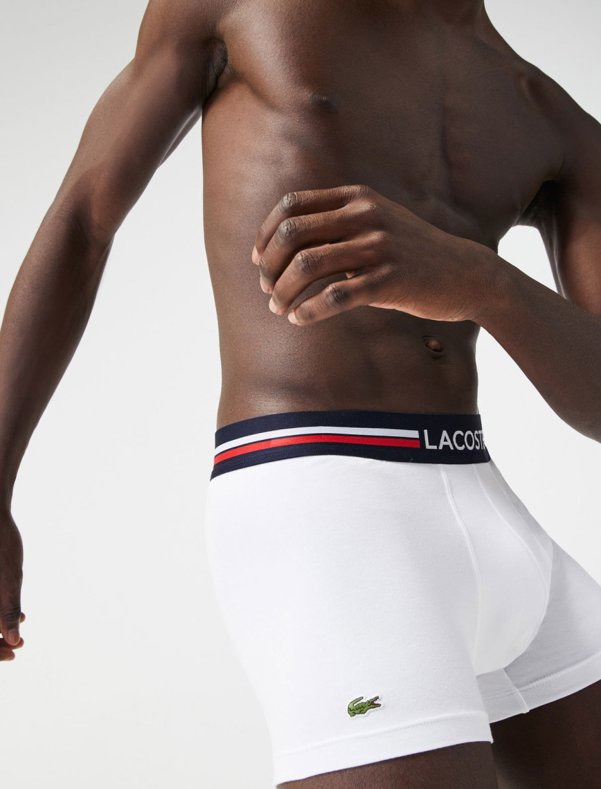 Lacoste 3'lü Erkek Renkli Boxer Lacoste 3'lü Erkek Renkli Boxer