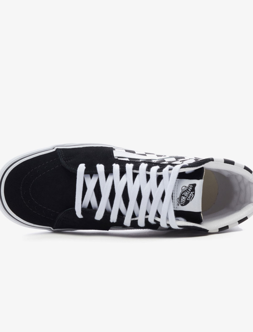 Vans UA Checkerboard Sk8-Hi Unisex Siyah Sneaker Vans UA Checkerboard Sk8-Hi Unisex Siyah Sneaker