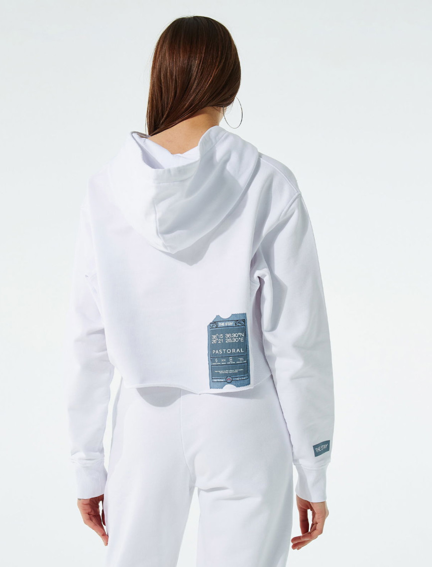 The Stay Line Lumi Kadın Beyaz Hoodie The Stay Line Lumi Kadın Beyaz Hoodie