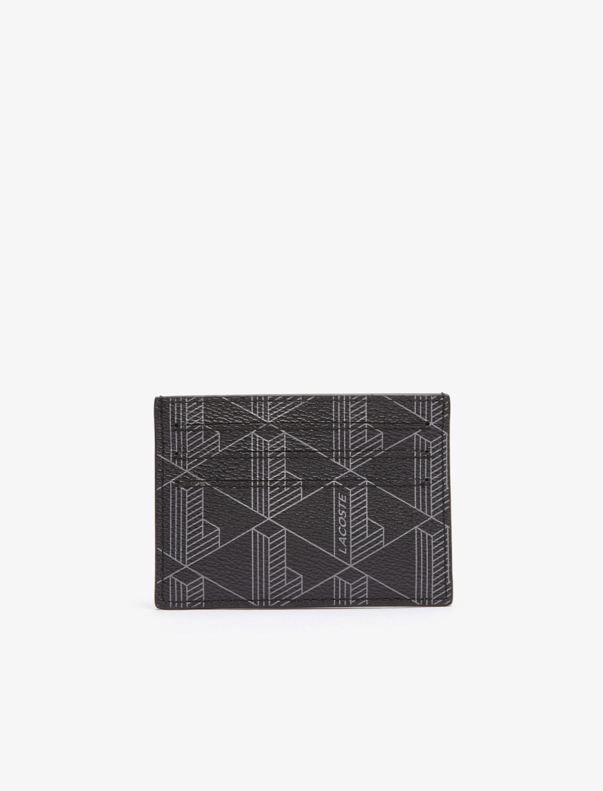 Lacoste The Blend Erkek Monogram Siyah Kartlık Lacoste The Blend Erkek Monogram Siyah Kartlık